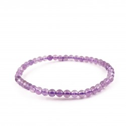 Amethyst,round beads,bracelet